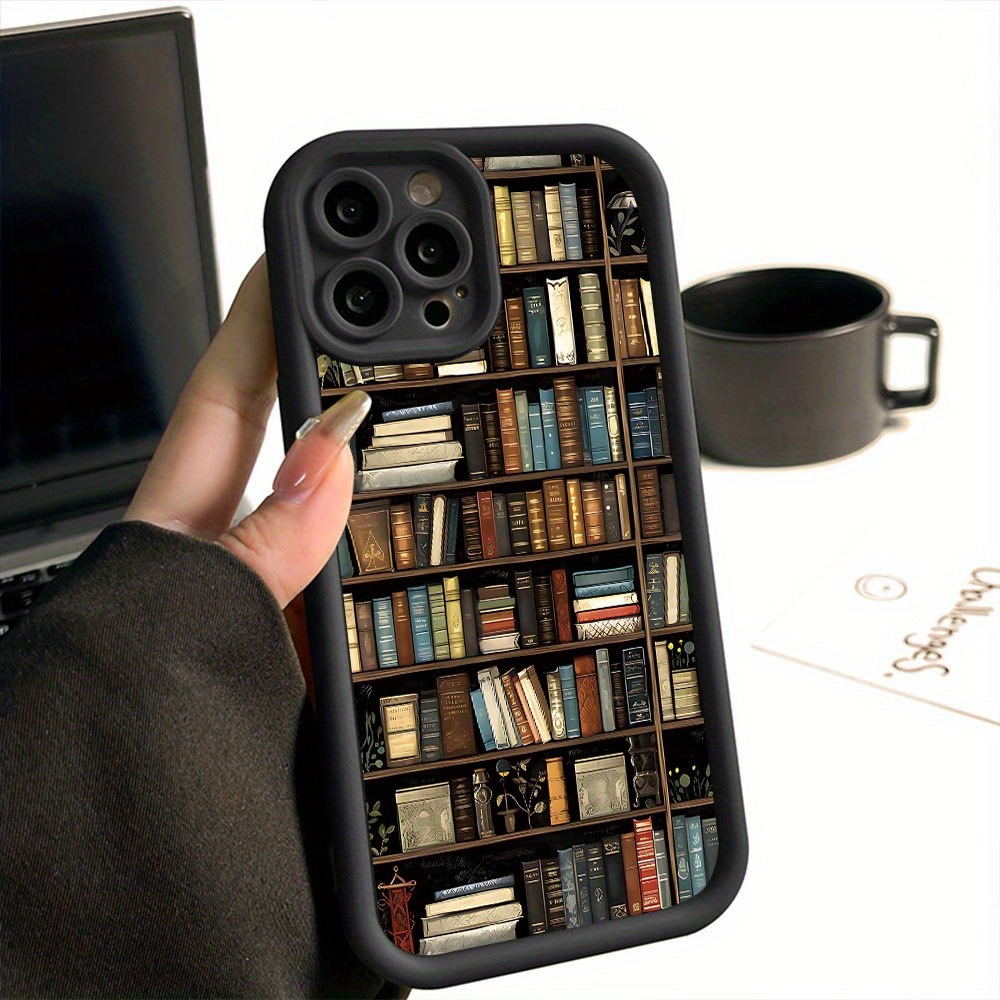 Phone Cases Xr Iphone - Book Shelf Creative Pattern Phone Case