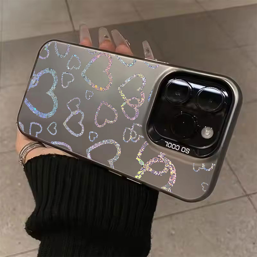 Phone Cases Iphone 13 - Colorful Heart Print Case For iPhone
