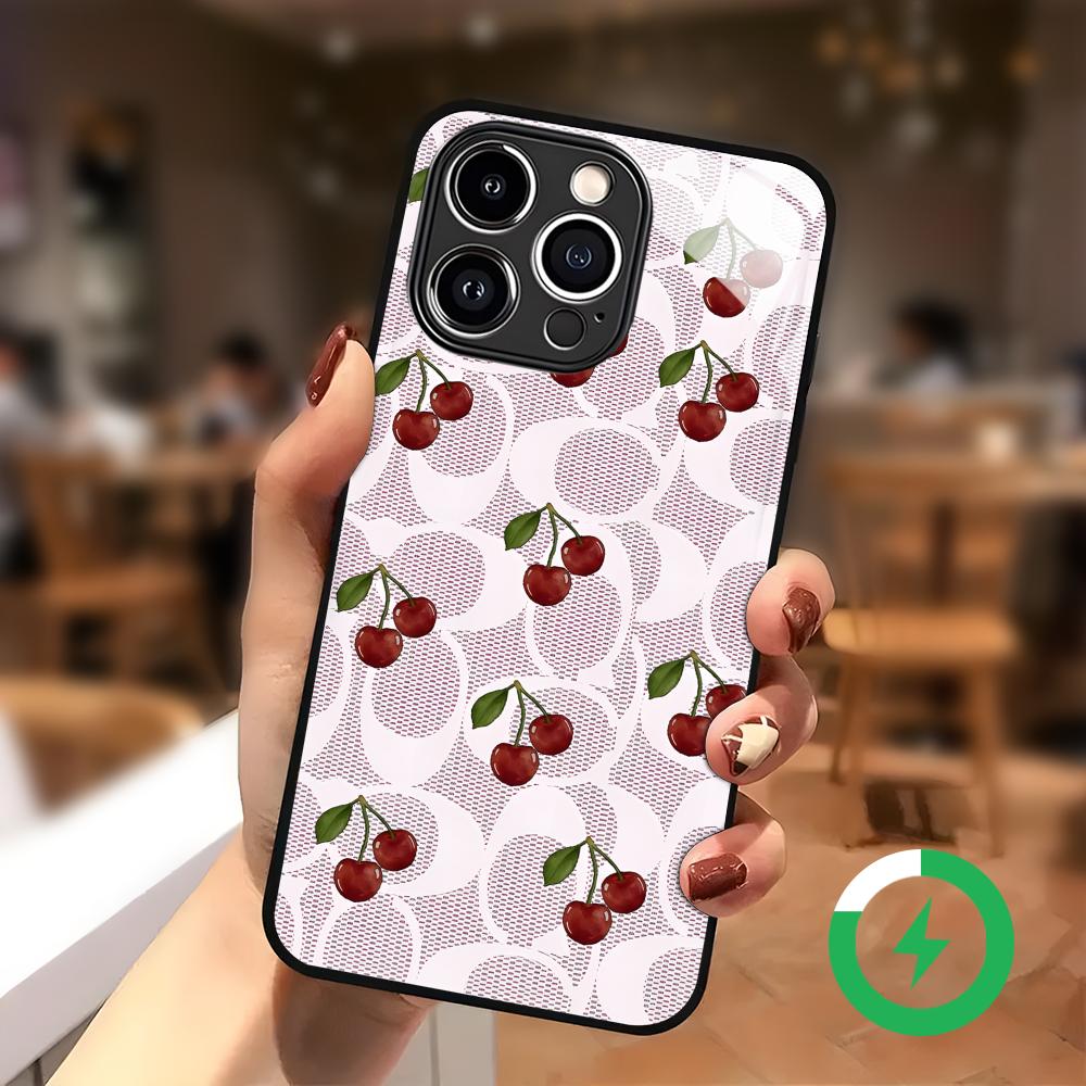 Cherry Luxury Pattern Phone Ca - Phone Cases Xr Iphone 评论和价格