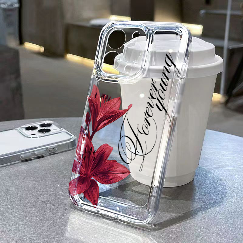 Burgundy Lily English Letter P - Phone Cases Xr Iphone 评论和价格