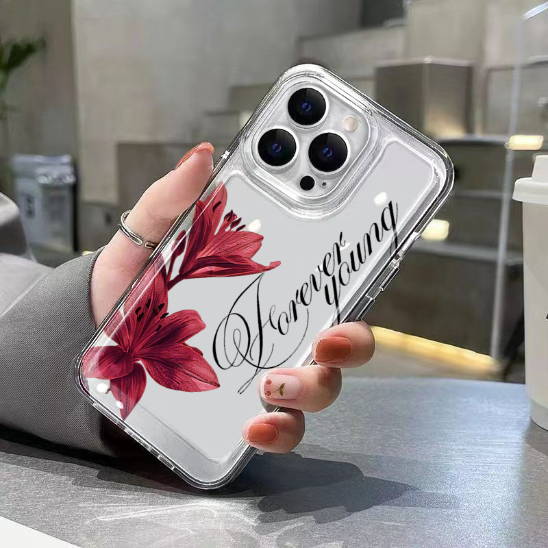 Burgundy Lily English Letter P - Phone Cases Xr Iphone 评论和价格