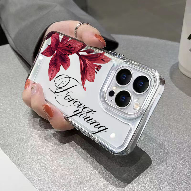 Burgundy Lily English Letter P - Phone Cases Xr Iphone 评论和价格