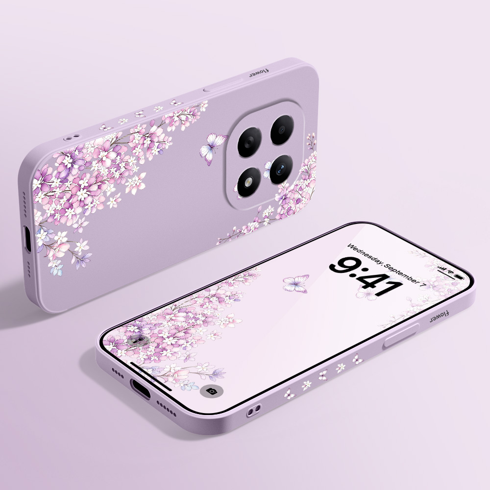Violet Floral Phone Case For X - Phone Cases Xiaomi 15 评论和价格