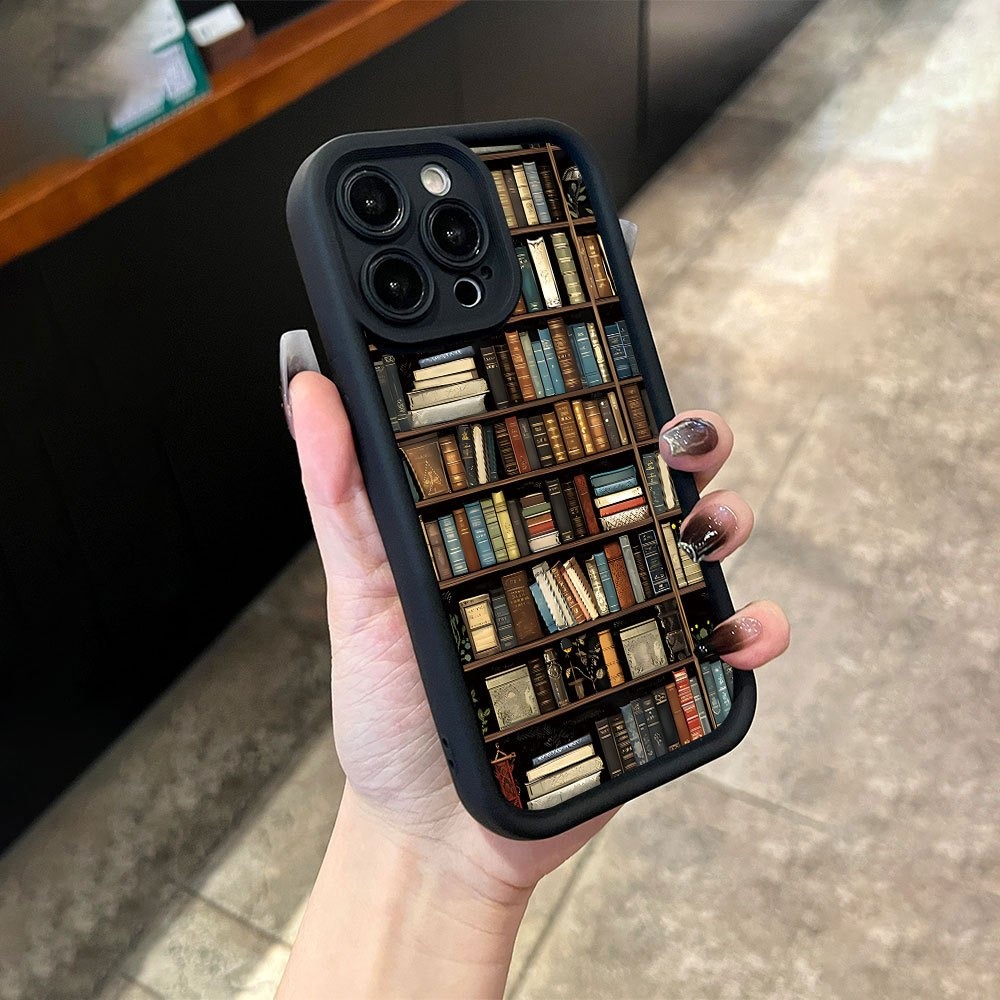 Book Shelf Creative Pattern Ph - Phone Cases Xr Iphone 评论和价格