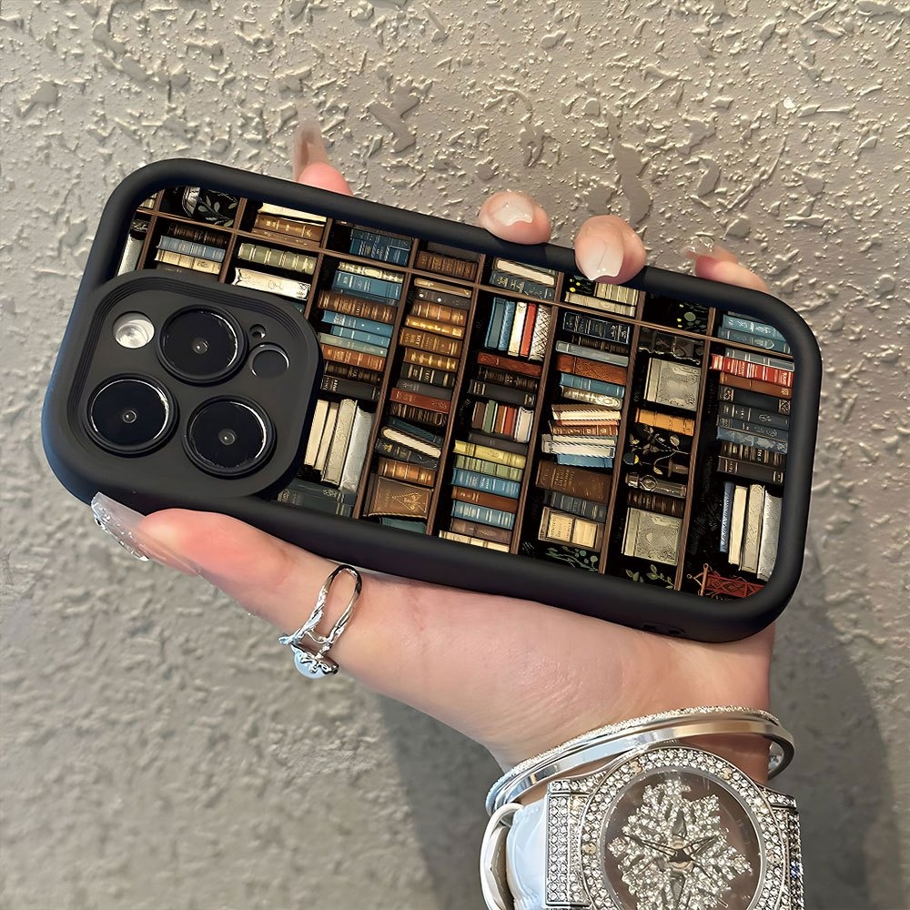 Book Shelf Creative Pattern Ph - Phone Cases Xr Iphone 评论和价格