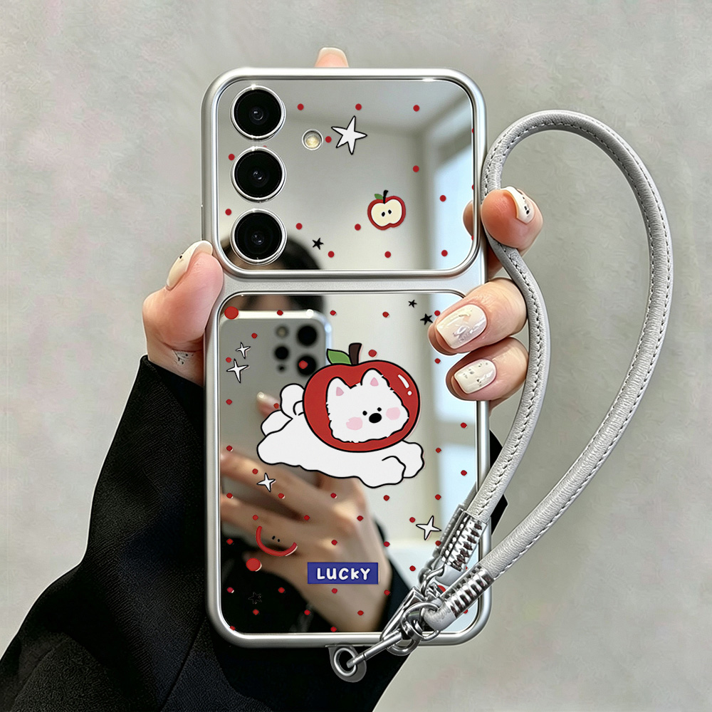Make Up Mirror Cute Dog Phone  - Phone Cases Galaxy A16 5G 评论和价格