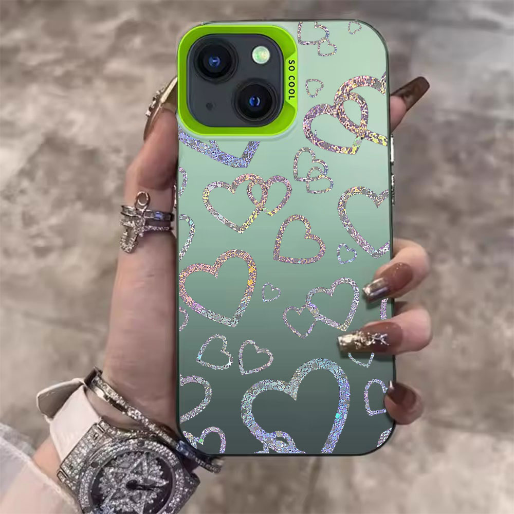 Colorful Heart Print Case For  - Phone Cases Iphone 13 评论和价格