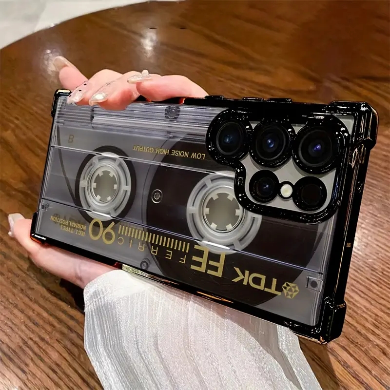 Retro Cassette Pattern Plating - Phone Cases Galaxy A16 5G 评论和价格