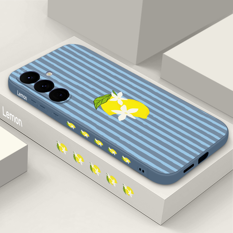 Stripe Lemon Print TPU Phone C - Phone Cases Galaxy A16 5G 评论和价格