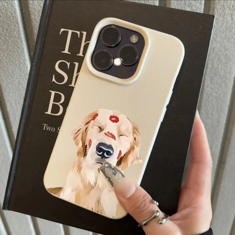 Cute Golden Retriever Red Lip  - Phone Cases Galaxy A16 5G 评论和价格