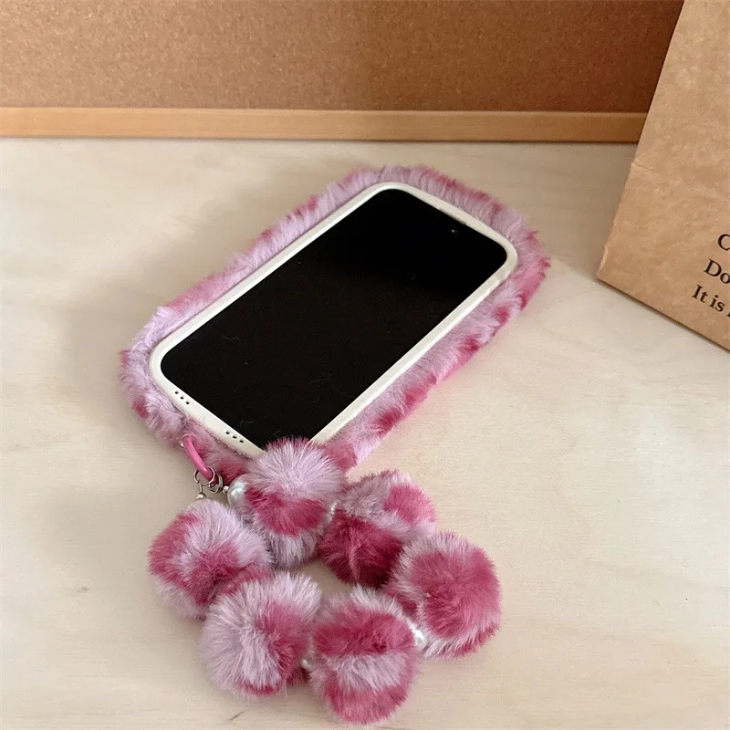 Fashion Leopard Furry Plush Le - Phone Cases Iphone 13 评论和价格