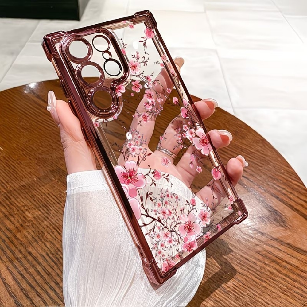 Cherry Blossom Electroplated F - Phone Cases Galaxy A16 5G 评论和价格